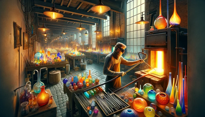 Glasbläserkunst Murano